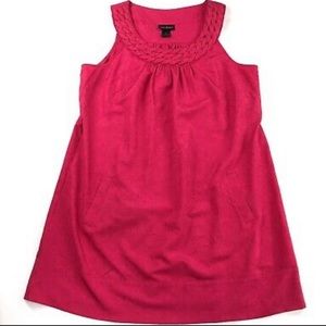 Lane Bryant pink sleeveless dress with pockets!!